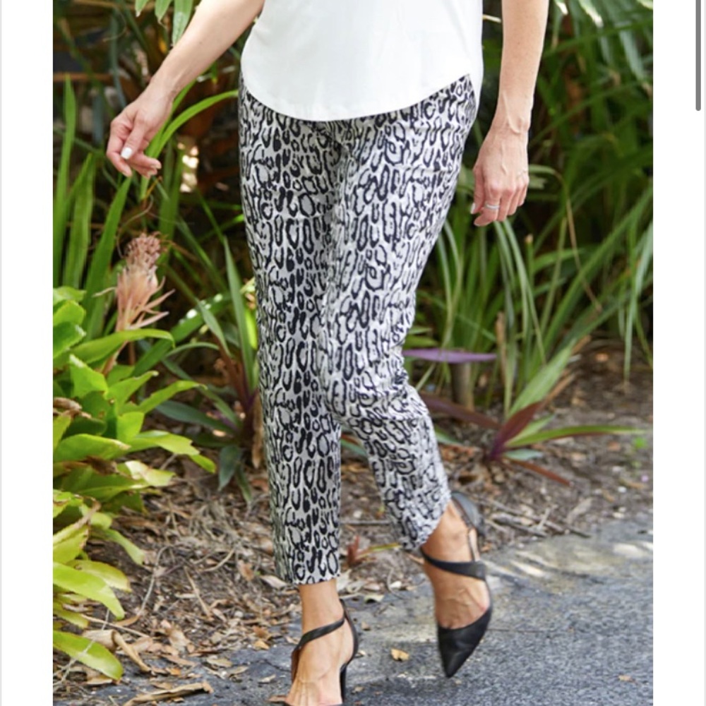 Krazy Larry white tiger pants